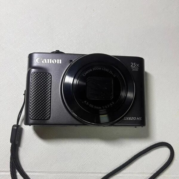 Compact Black Digital Camera – 20MP with 25x Optical Zoom & Full HD Video - Image 2