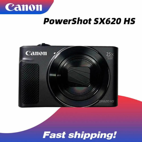 Compact Black Digital Camera – 20MP with 25x Optical Zoom & Full HD Video - Image 6