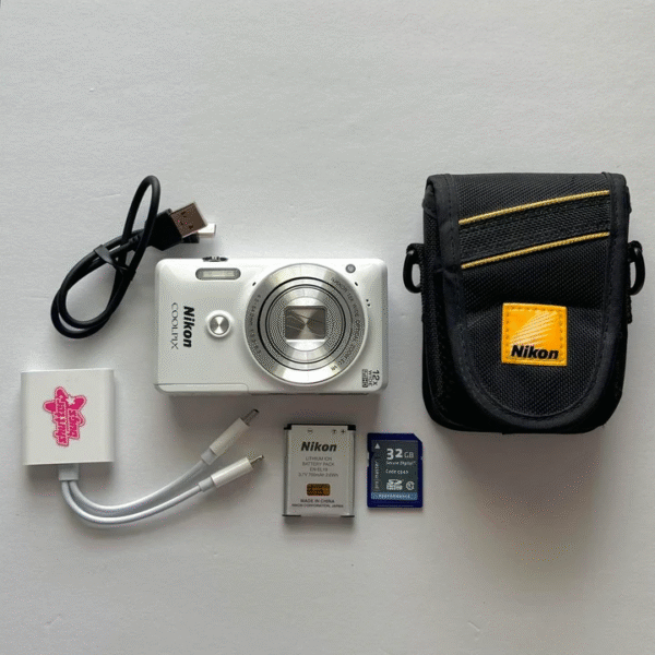 Pre-Owend Digital Camera Bundle RARE Glossy White – Refreshed Edition - Image 5