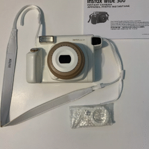 Used Instax Wide 300 Instant Camera – Toffee Cream | Film Tested & Working