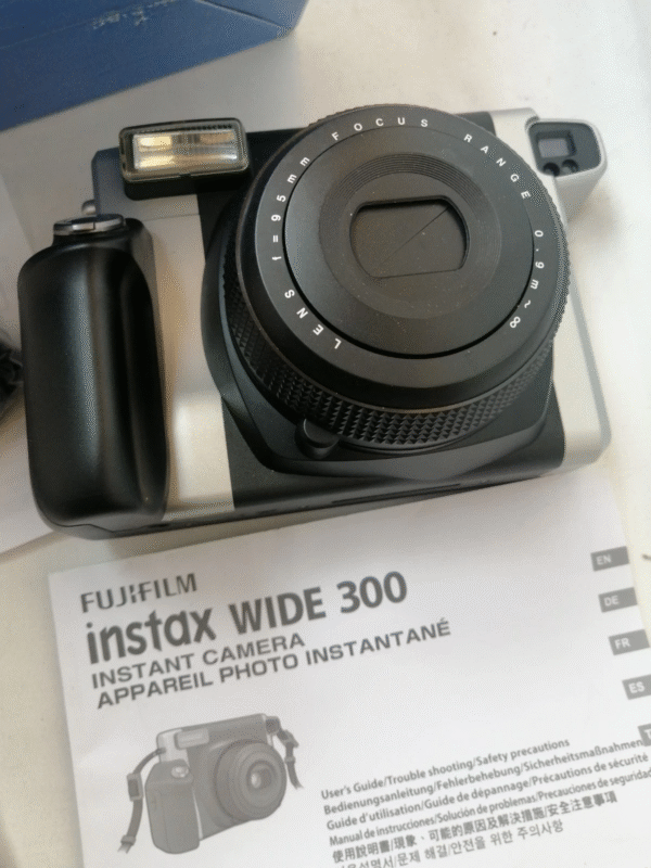 Tested Instant Film Camera – Wide 300 Black with Box | New Condition - Image 2