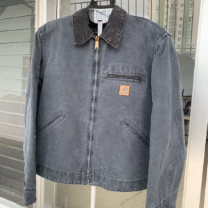Vintage Carhartt Detroit Jacket – J97 PTL, Medium, Faded Workwear Look