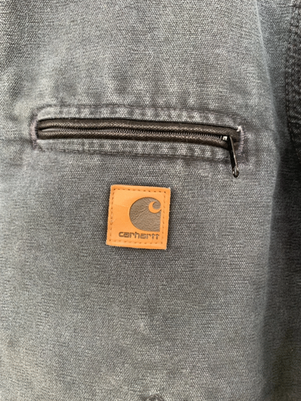 Vintage Carhartt Detroit Jacket – J97 PTL, Medium, Faded Workwear Look - Image 9