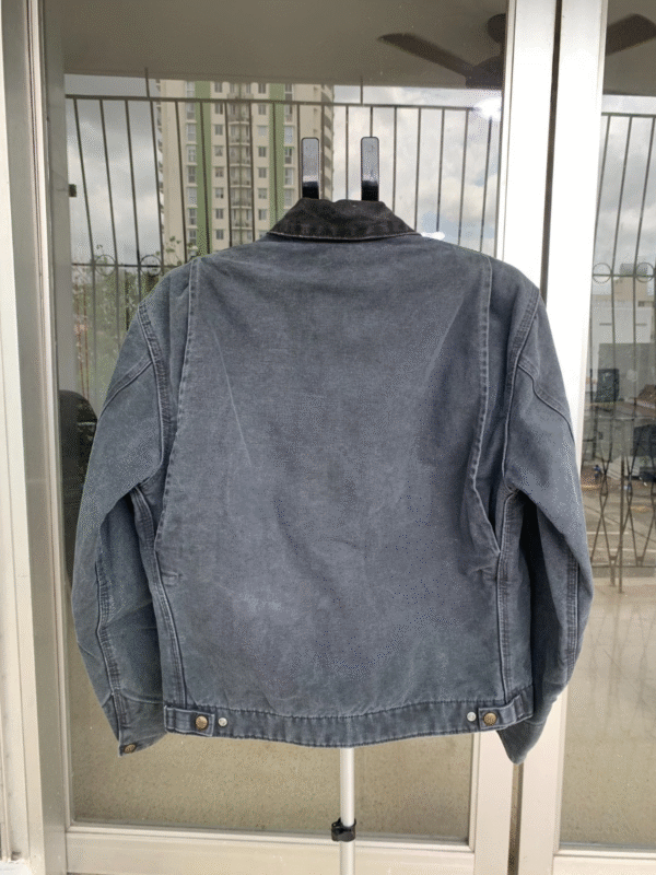 Vintage Carhartt Detroit Jacket – J97 PTL, Medium, Faded Workwear Look - Image 7