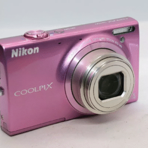 Used Compact Pink Digital Camera – 16MP Point & Shoot with Battery Included