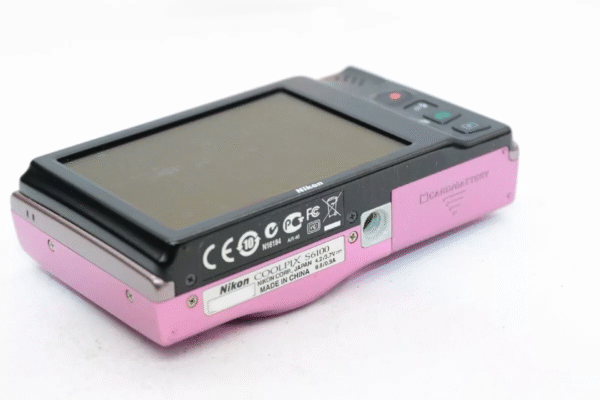 Used Compact Pink Digital Camera – 16MP Point & Shoot with Battery Included - Image 3