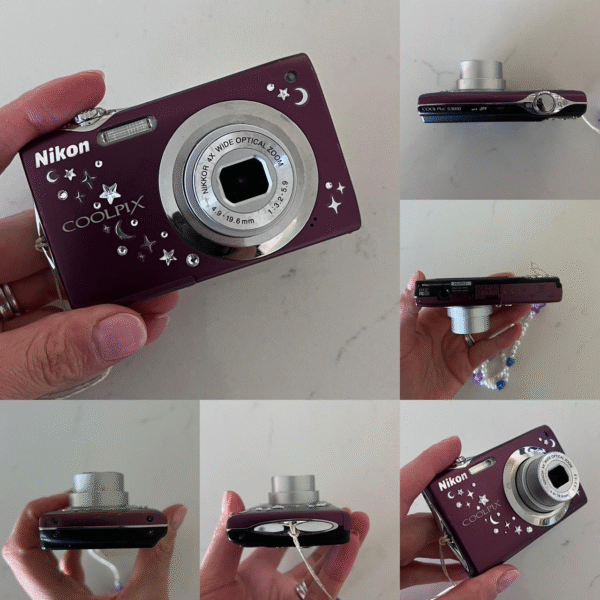 Compact Digital Camera Bundle – Pink & Purple Set, Tested & Working - Image 3