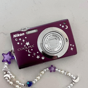 Compact Digital Camera Bundle – Pink & Purple Set, Tested & Working