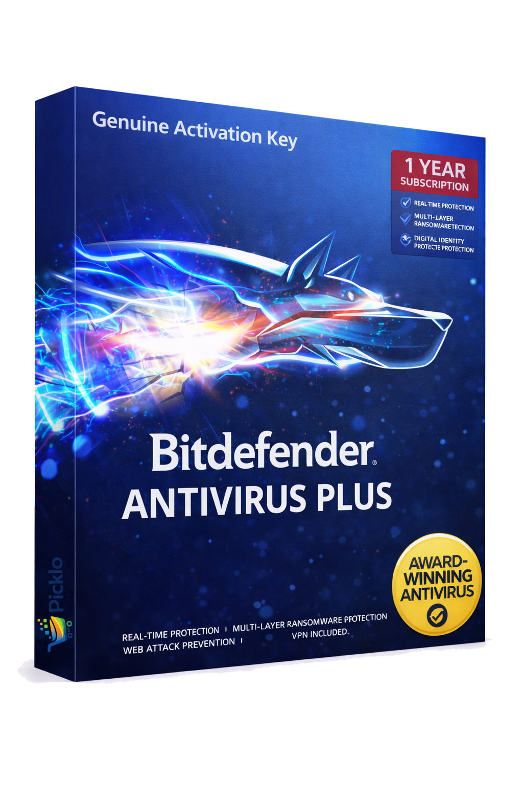 Bitdefender Antivirus Plus Digital Activation Key | 1 Year Premium Protection | Genuine License